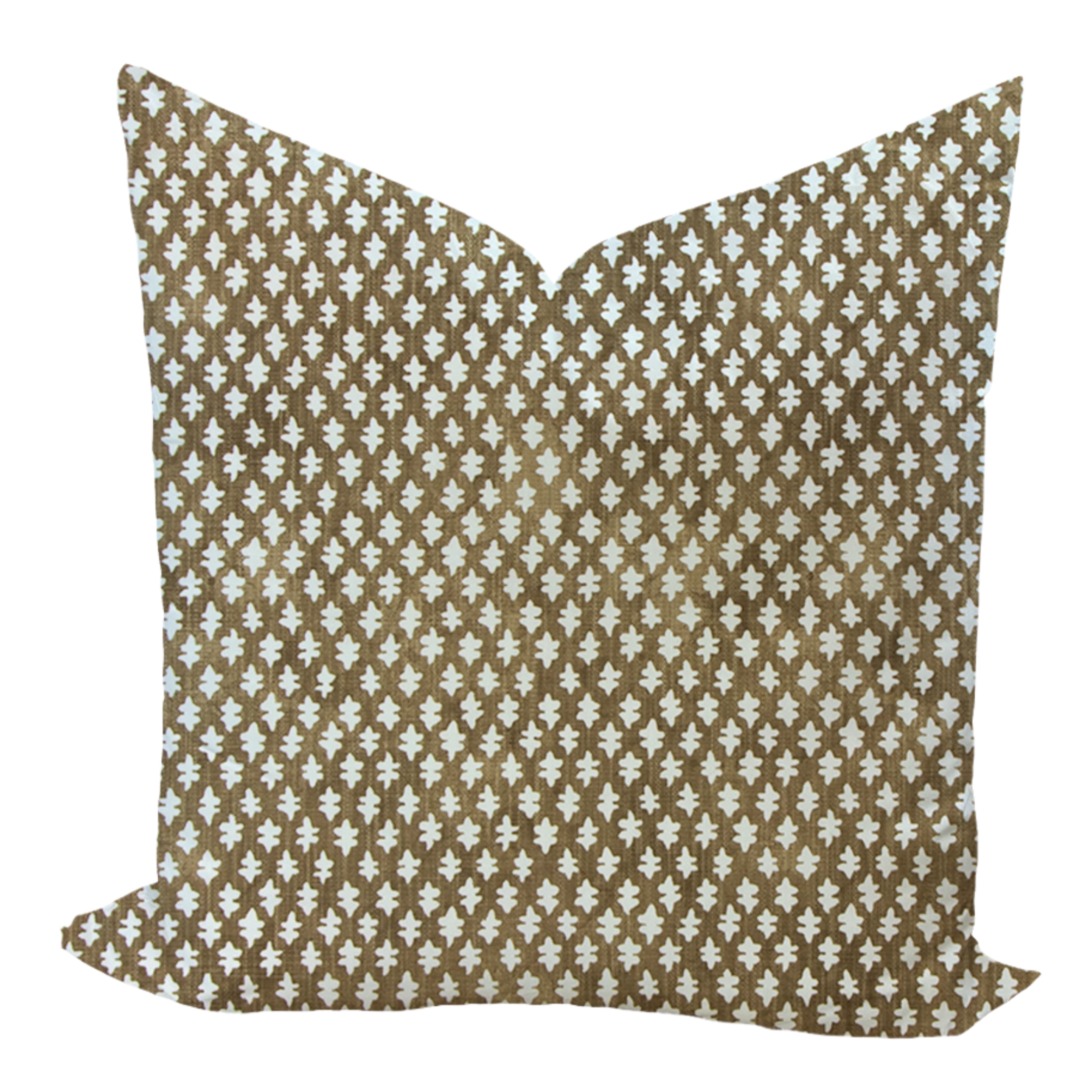Gemma in Brown Pillow Cover