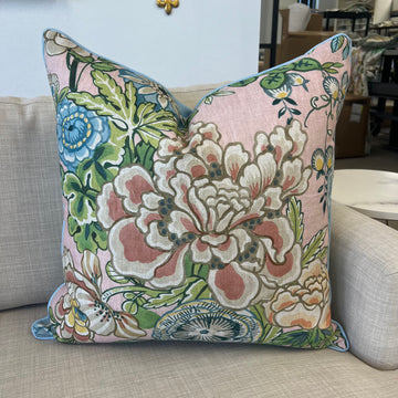 Peony Garden in Blush with Sky Welt & Back - WWH Fave