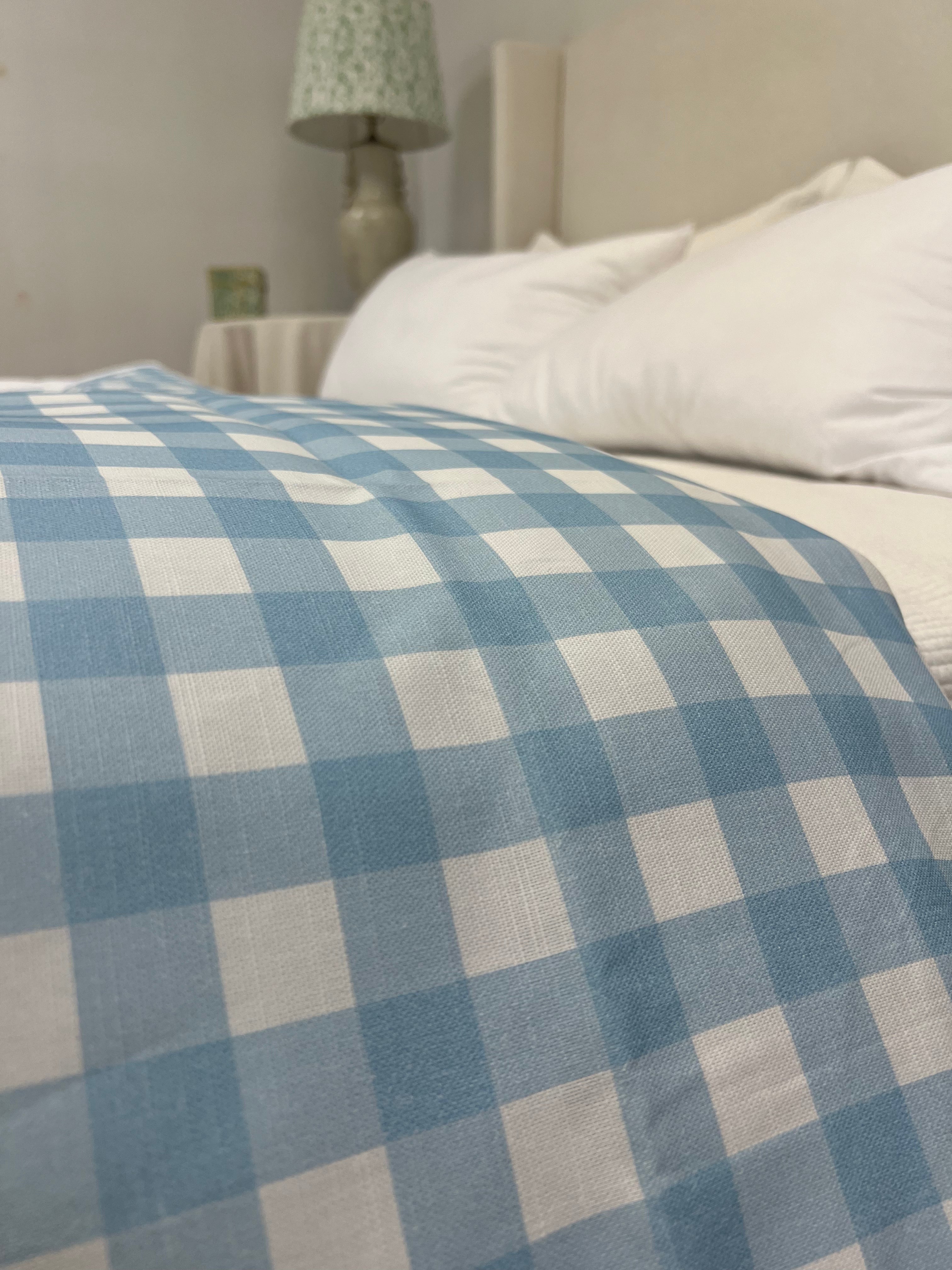 Iva Check Bed Footer in Sanctuary - Wheaton Whaley Home