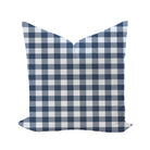 Iva Check Pillow Cover in Admiral-WWH