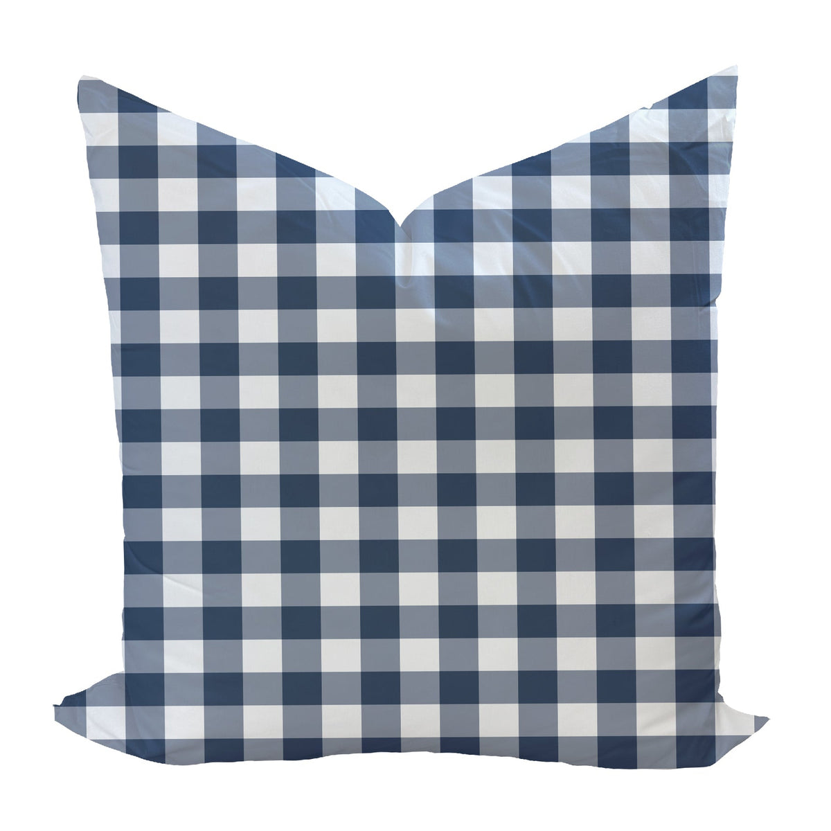 Iva Check Pillow Cover in Admiral-WWH