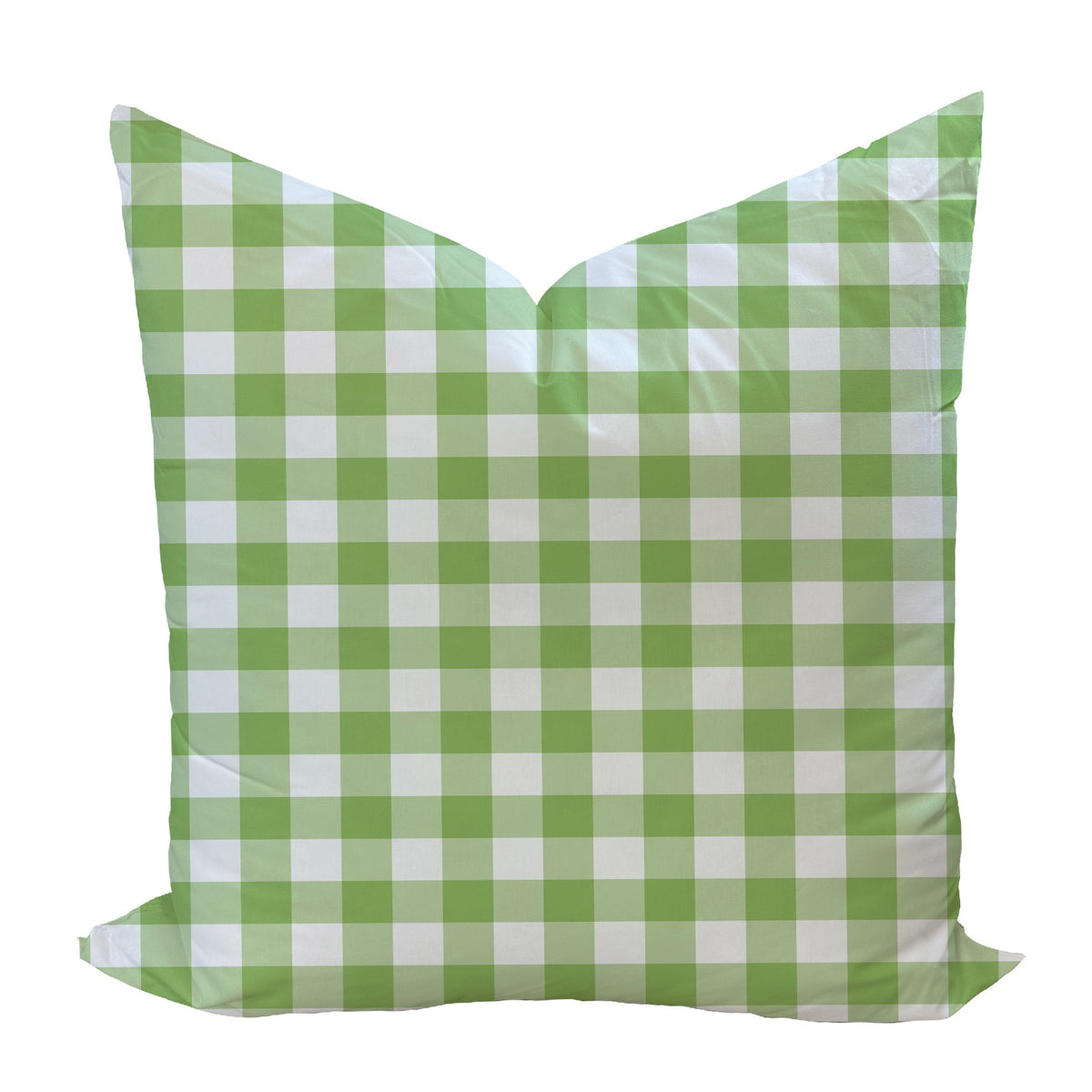 Iva Check Pillow Cover in Moss-WWH