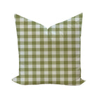 Iva Check Pillow Cover in Olive-WWH