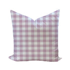 Iva Check Pillow Cover in Orchid-WWH
