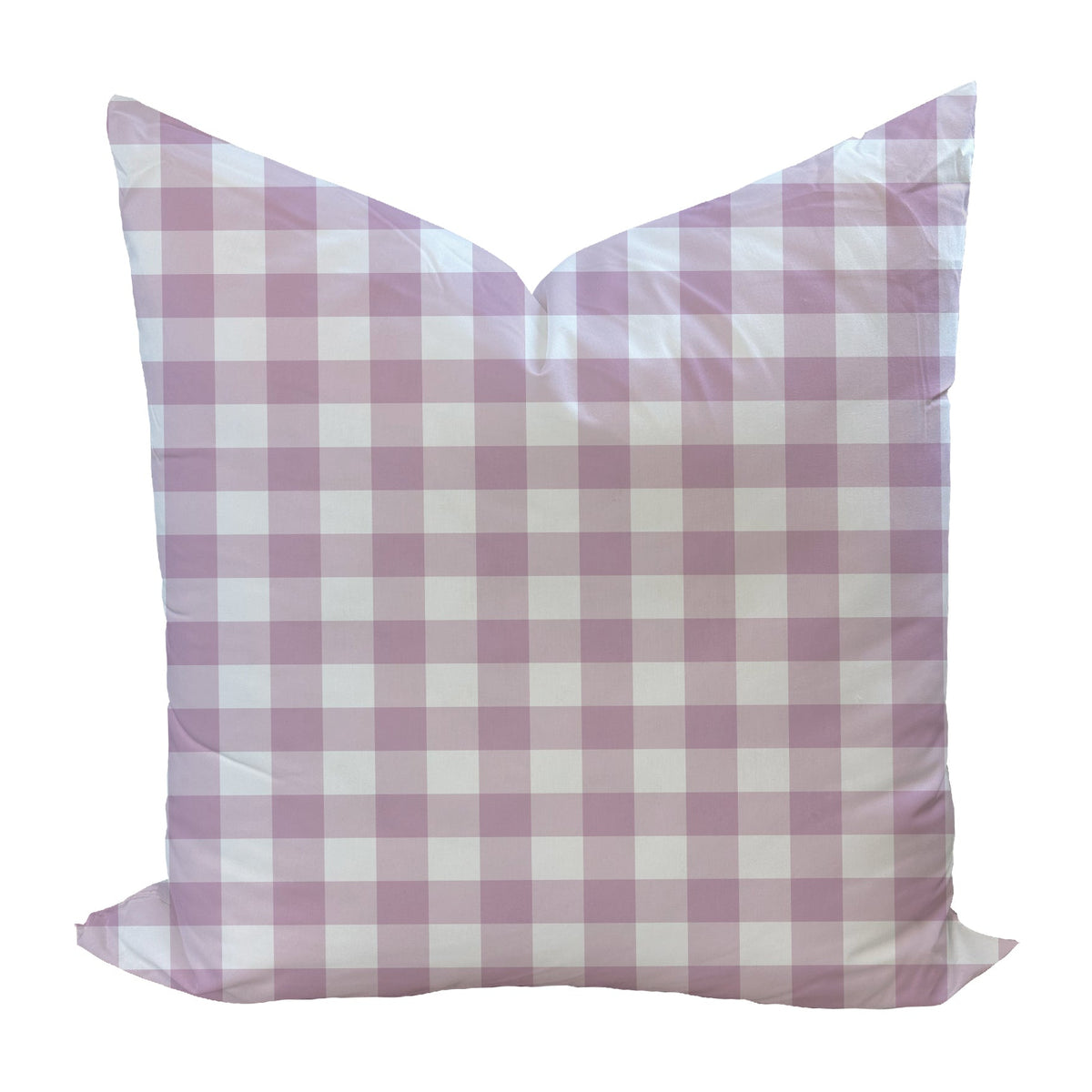 Iva Check Pillow Cover in Orchid-WWH