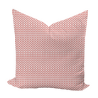 Jasper Pillow Cover in Coral Reverse-WWH