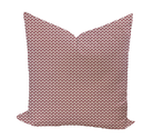 Jasper Pillow Cover in Lipstick Reverse-WWH