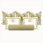 Primary bedroom Pillow set in dijon