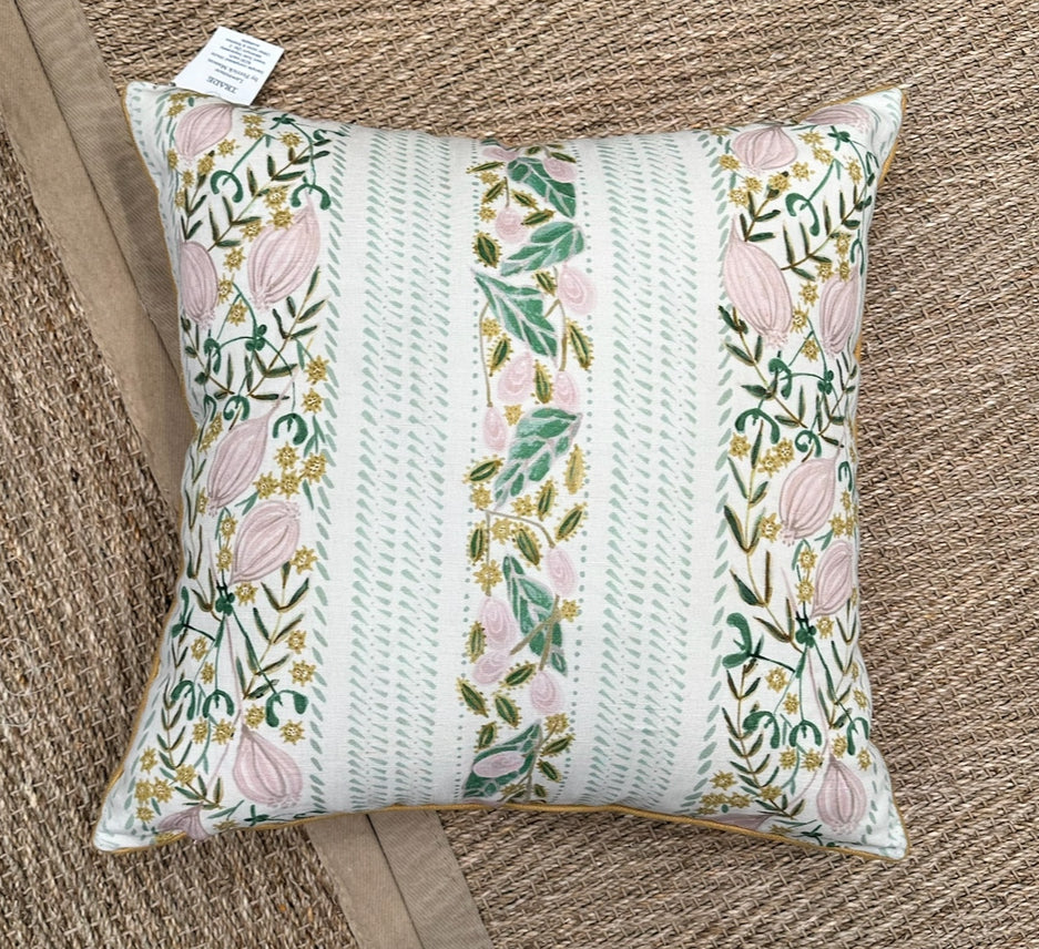 Floral pillow by Ferrick Mason