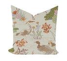 Pillow Cover with birds and flowers