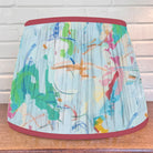 Abstract multi-colored lampshade