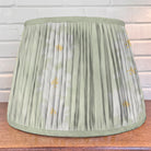 Floral Daisy lampshade in green