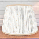Neutral dotted lampshade by Megan Daisy Milner