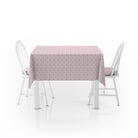 Mahjong table cloth in floral pink print