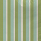 Green and seafoam striped fabric by the yard