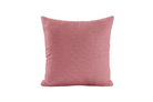 Cottagecore Pink pillow with subtle floral pattern on a white background