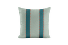 Blue striped pillow cover