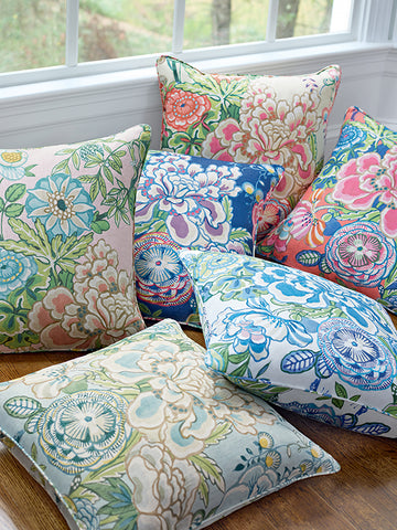 Peony Garden in Navy by Thibaut