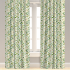 Green floral drapery by evelyn henson