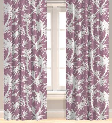 Louise in Orchid Drapery Panel