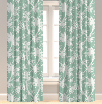 Louise in Seafoam Drapery Panel