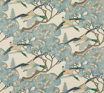 Flying Ducks in Blue by Mulberry Home Bolster