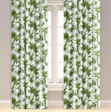 Janie in Lime Drapery Panel