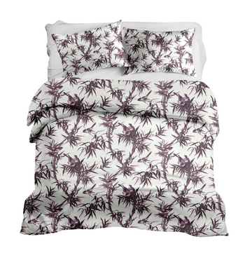 Janie in Orchid Duvet Cover
