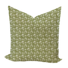 Sophie Pillow Cover in Olive Reverse-WWH