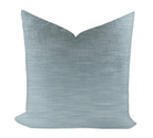 Wheaton Whaley Home Strie Velvet in Sky Pillow Cover