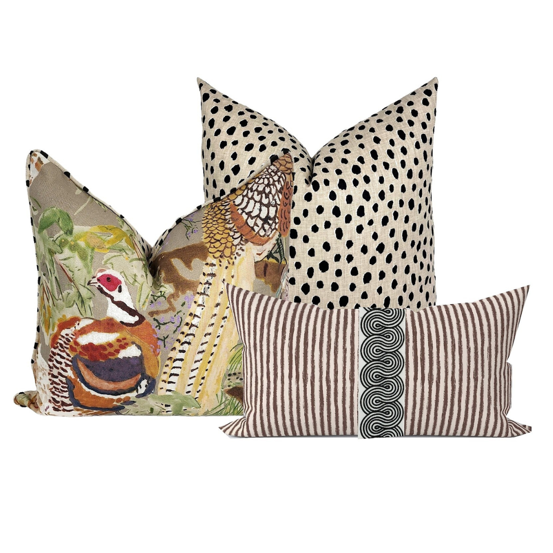 Wheaton Whaley Home - designer curated pillow, bedding and drapery combinations