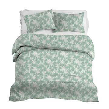 Louise in Seafoam Duvet Cover