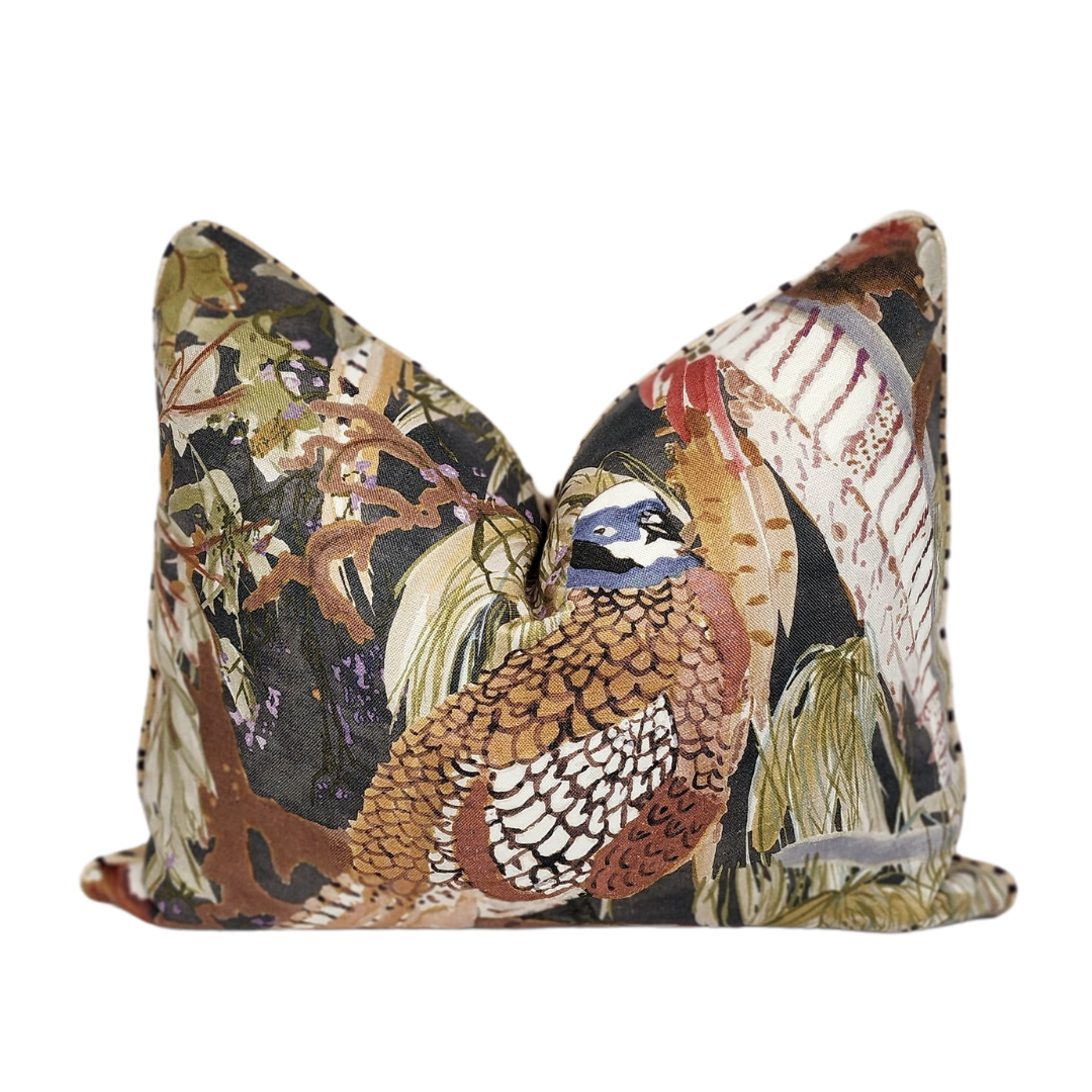 WWH Faves - Game Birds by Lee Jofa Pillow Cover - Thumbnail 2
