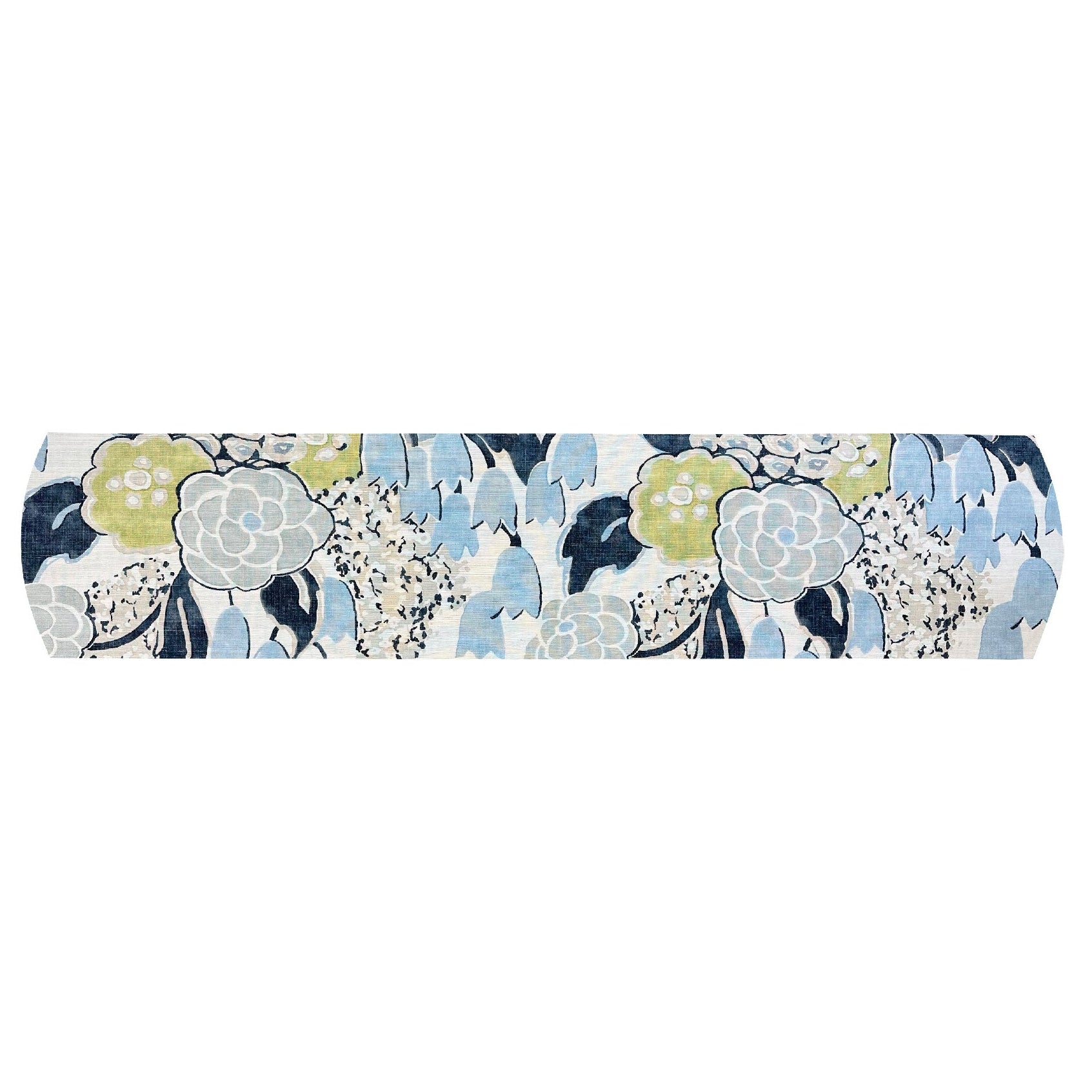 Floral-patterned product on a white background bolster
