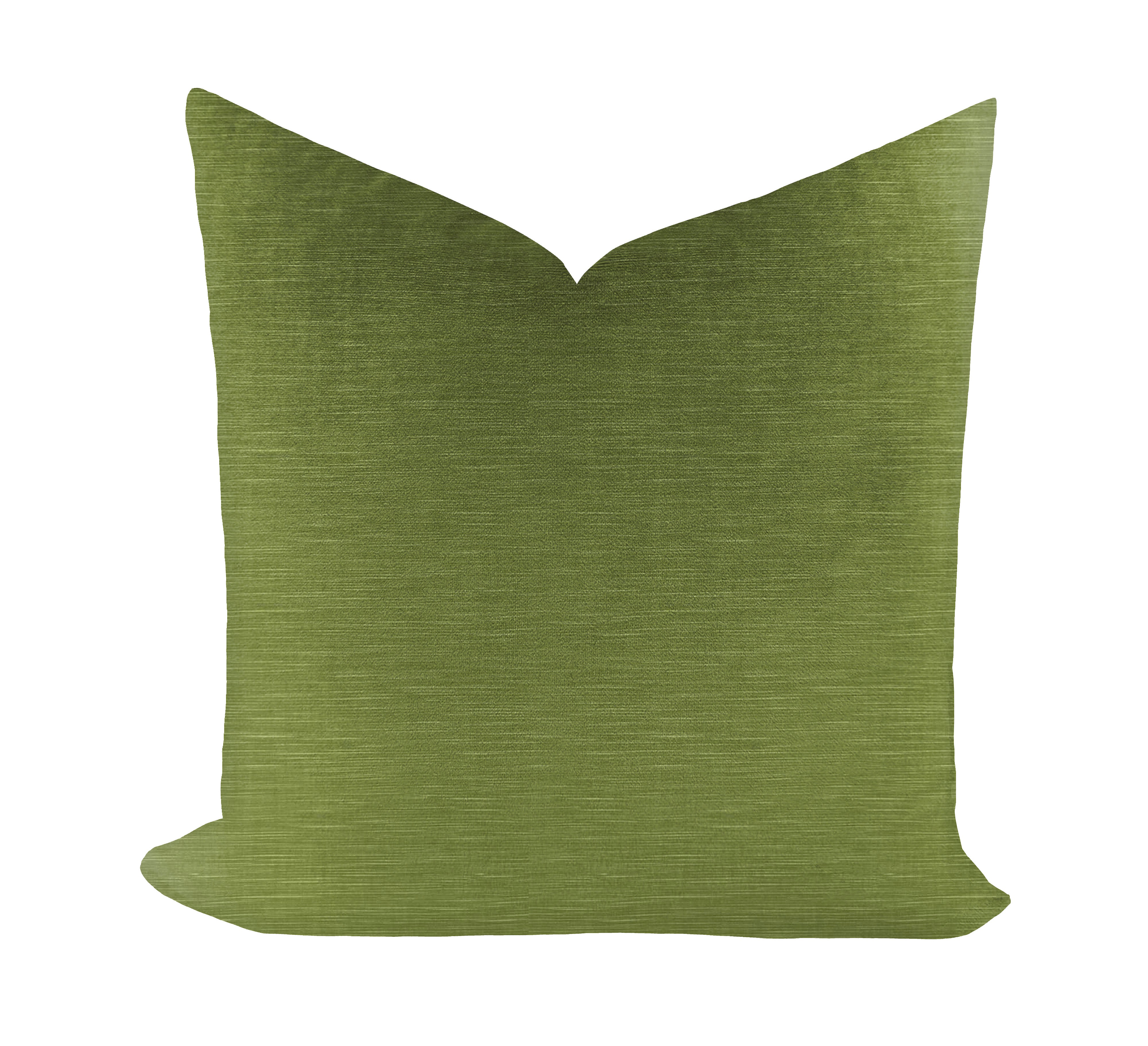Wheaton Whaley Home Fabricut Velvet in Kiwi Pillow Cover