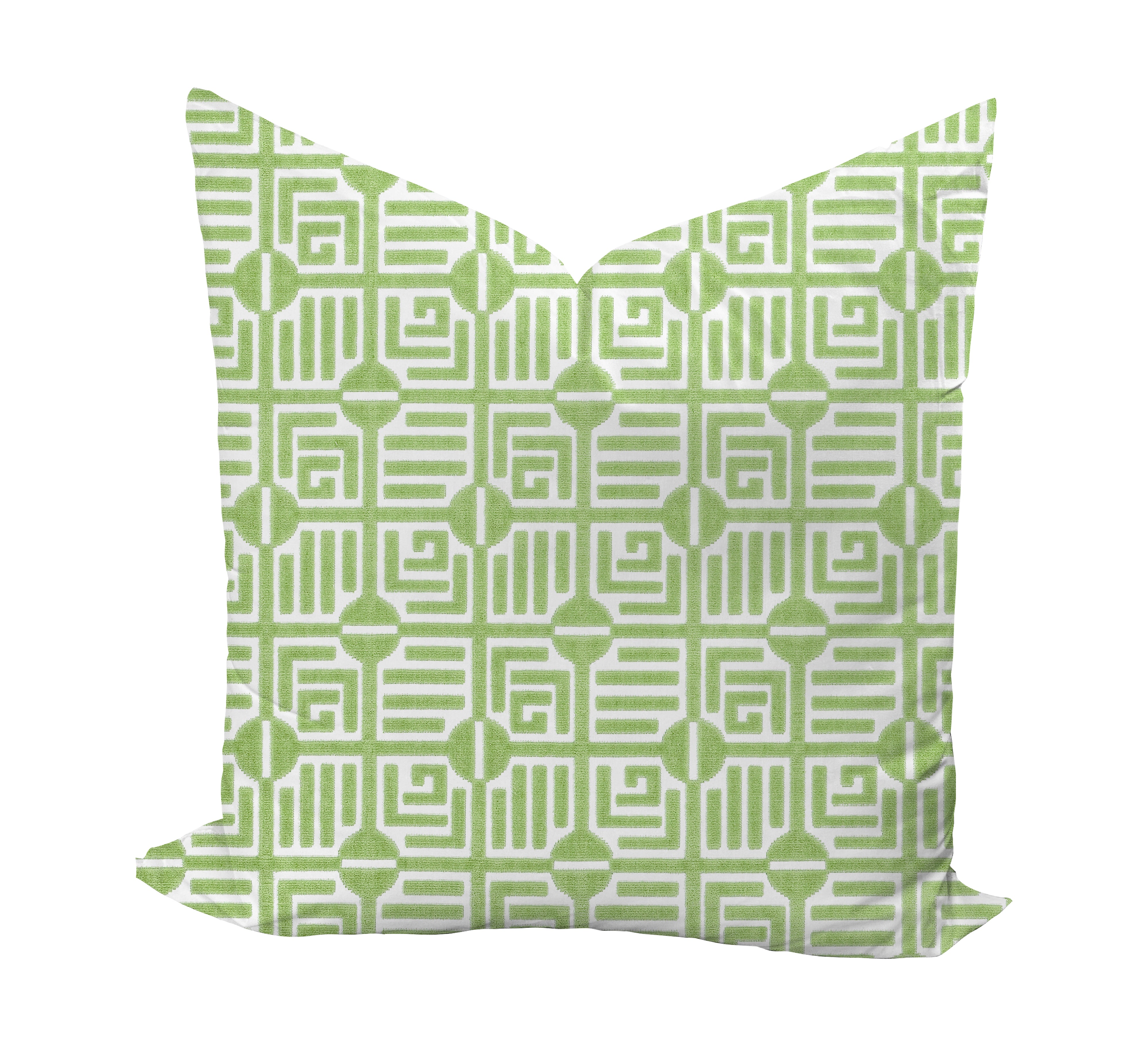 Wheaton Whaley Home Labyrinth in Sage Pillow Cover