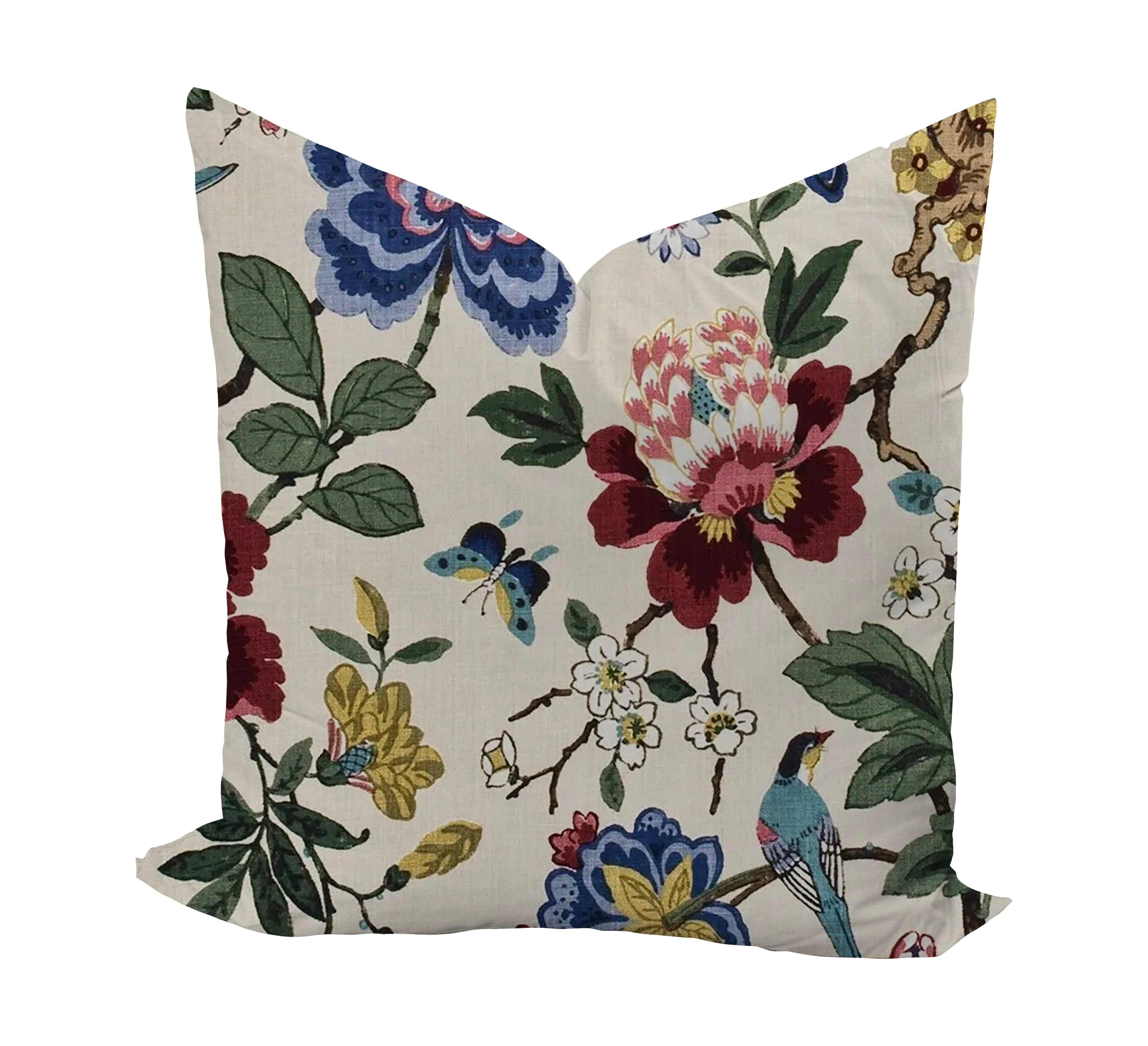 Wheaton Whaley Home Persian Pomegranate in Red Pillow Cover