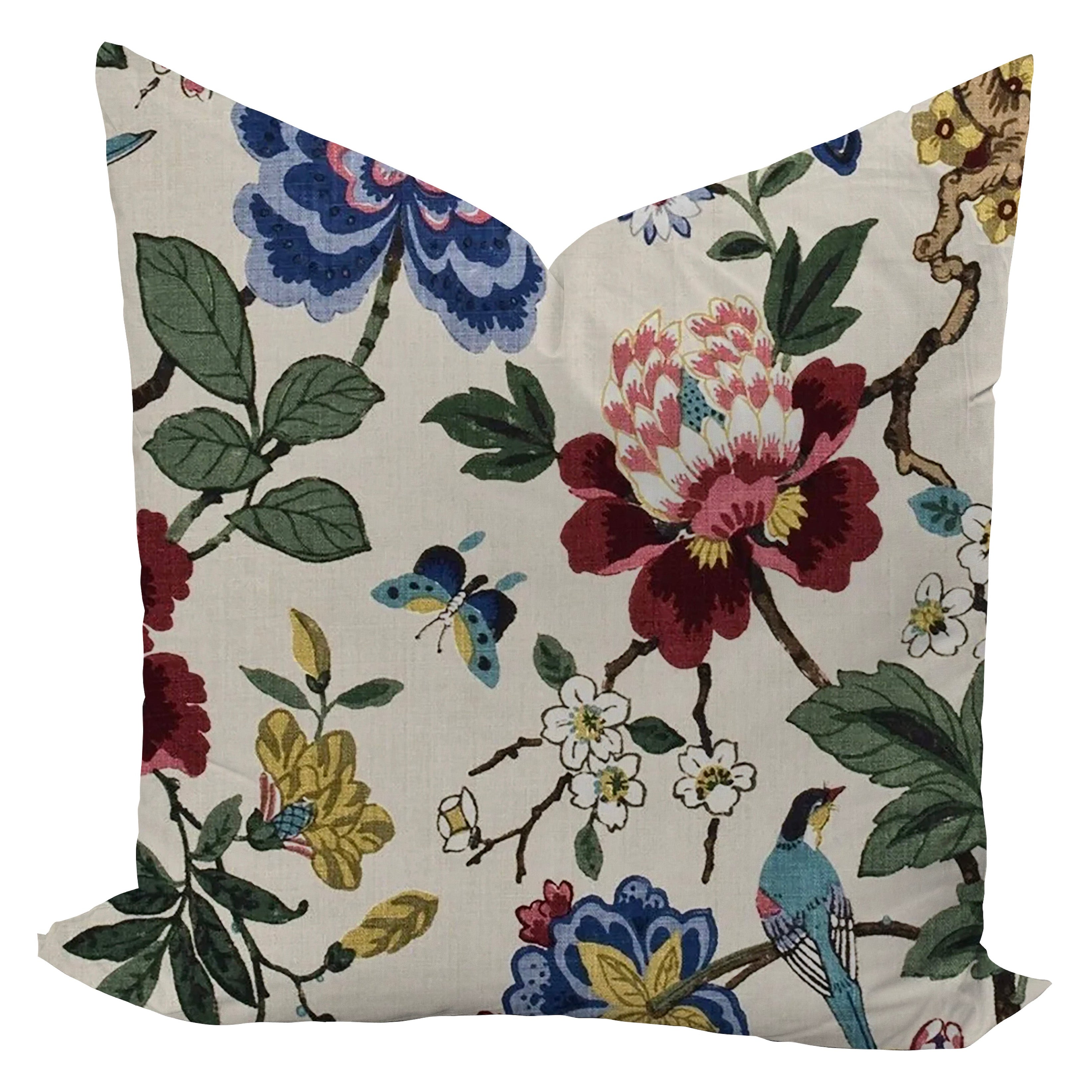 Wheaton Whaley Home Persian Pomegranate in Red Pillow Cover