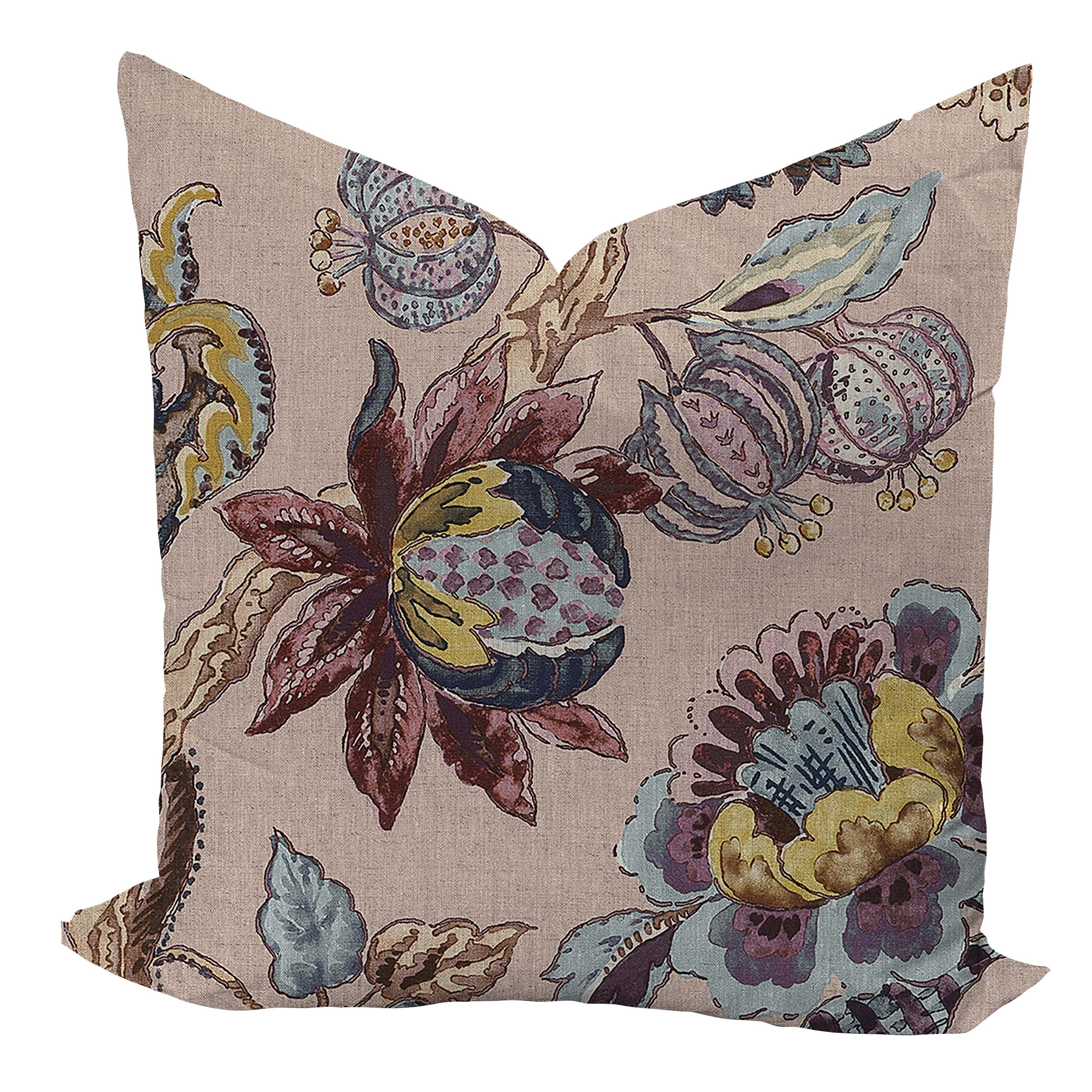 Wheaton Whaley Home Stockbridge in Blush by Thibaut Pillow