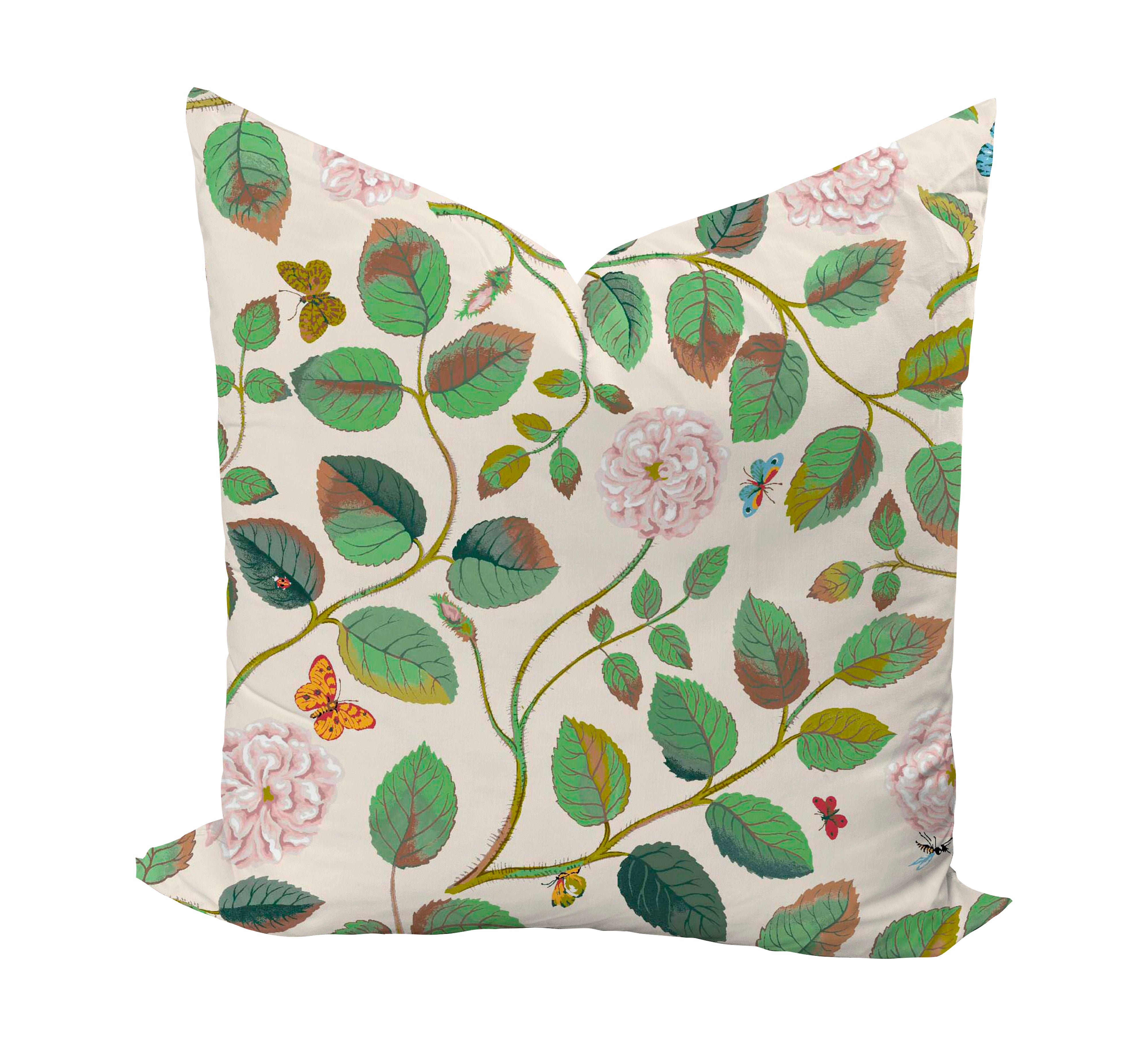 Wheaton Whaley Home Wandering Rose Pillow Cover