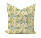 Wheaton Whaley Home Brooks in Seafoam by Lulie Wallace Pillow Cover