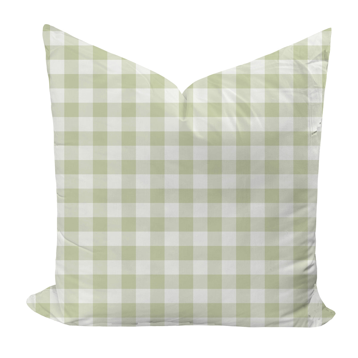 Wheaton Whaley Home Iva Check in Celedon Pillow Cover