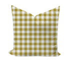 Wheaton Whaley Home Iva Check in Dijon Pillow Cover