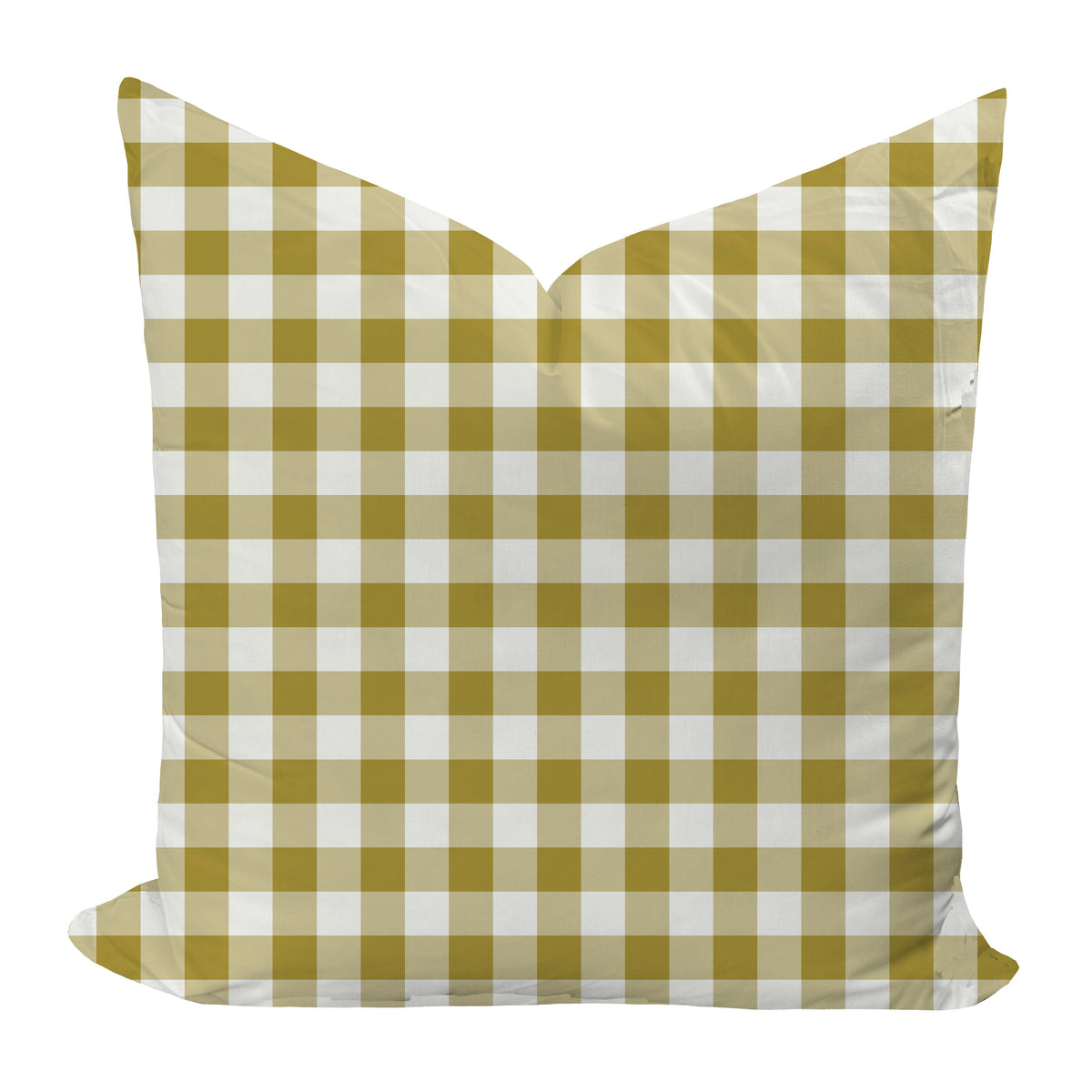 Wheaton Whaley Home Iva Check in Dijon Pillow Cover