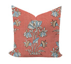 Wheaton Whaley Home Lily Flower in Coral by Thibaut Pillow Cover