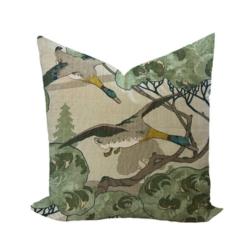 Flying Ducks in Emerald by Mulberry Home