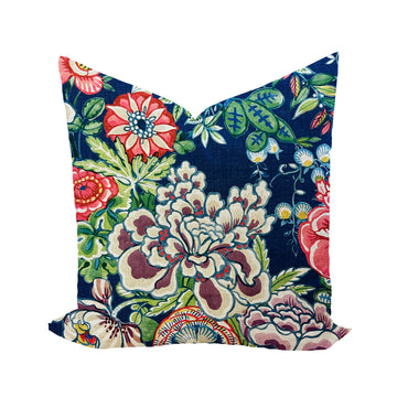 Peony Garden in Navy by Thibaut