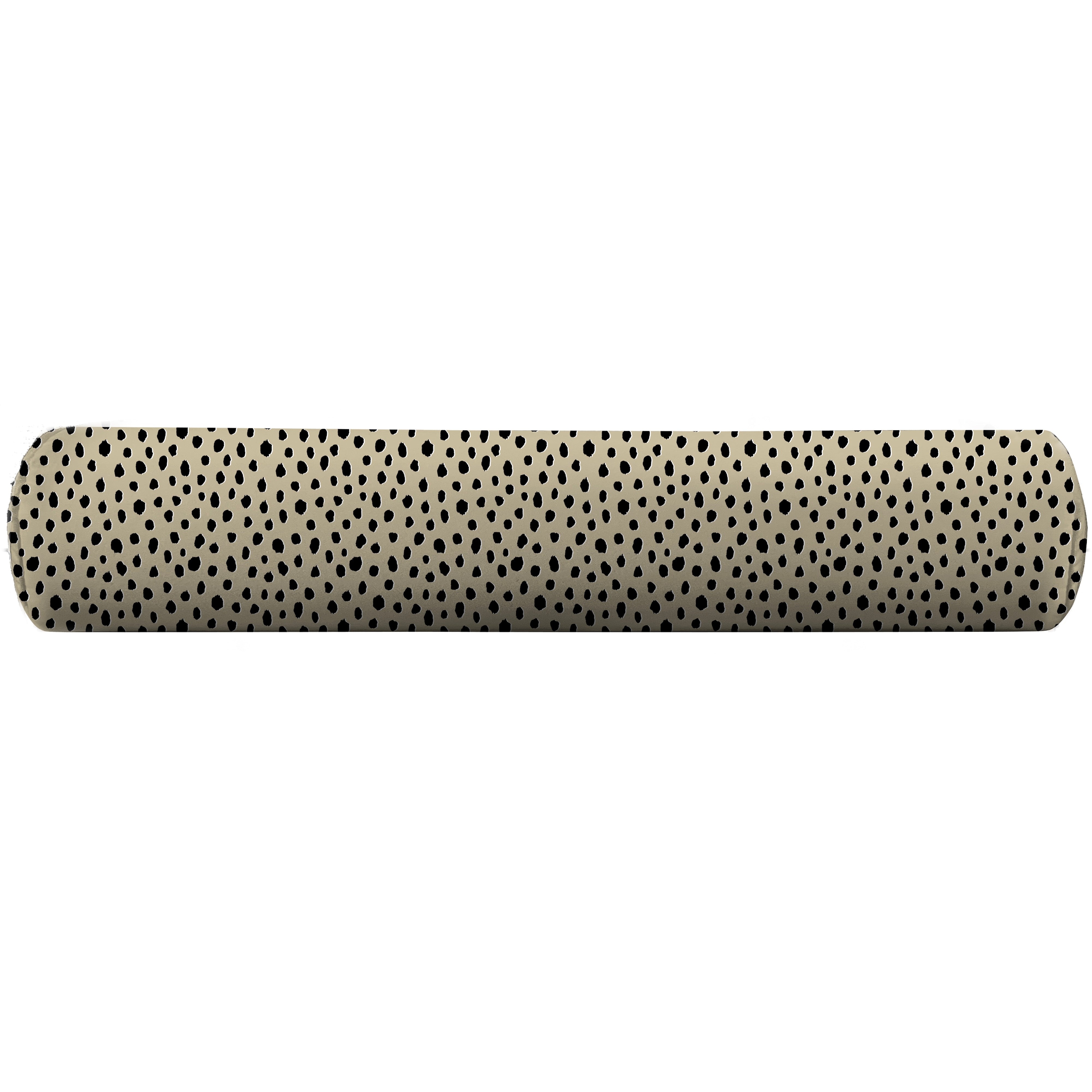 Neutral animal print bolster pillow cover