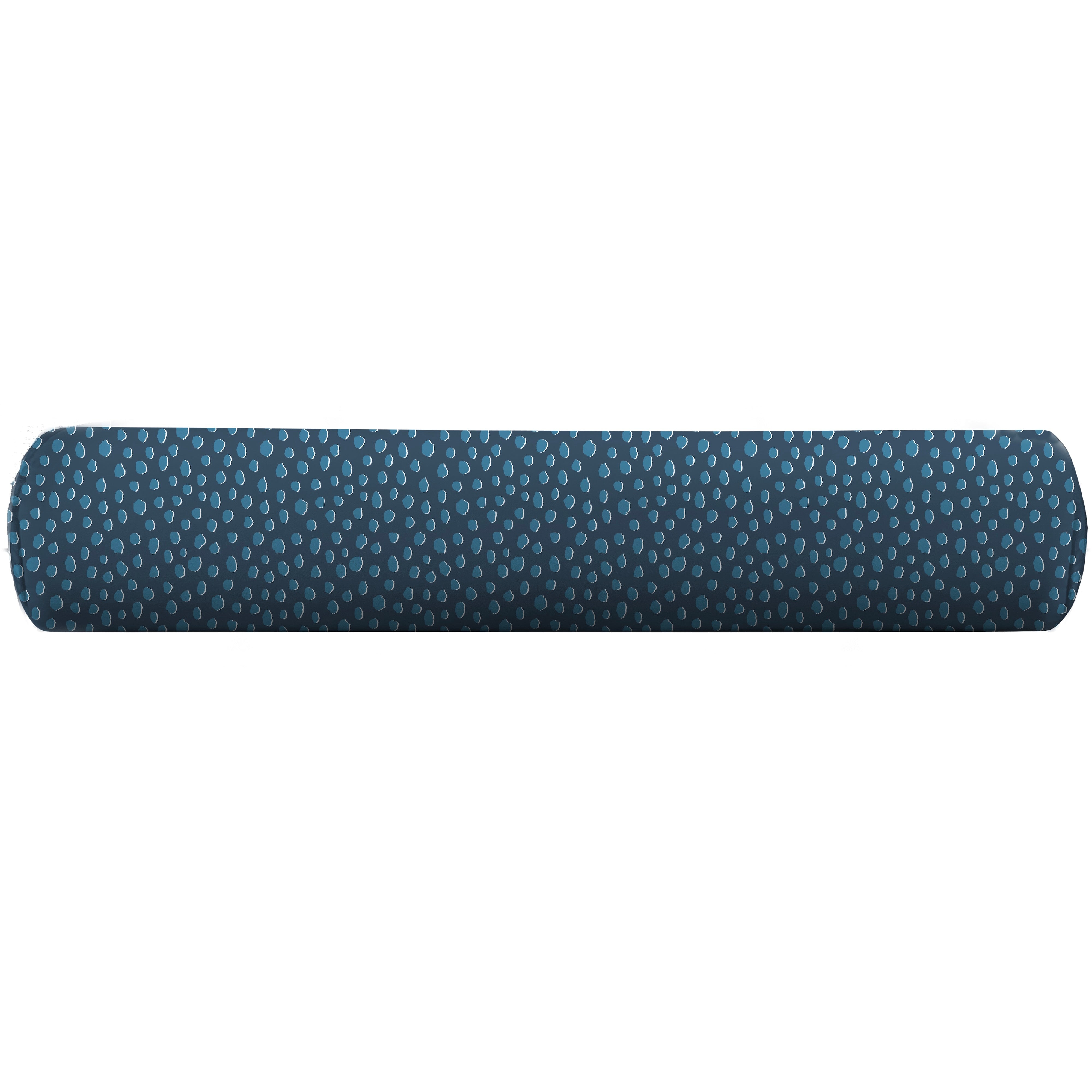 Blue animal printed bolster