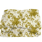 Yellow floral comforter